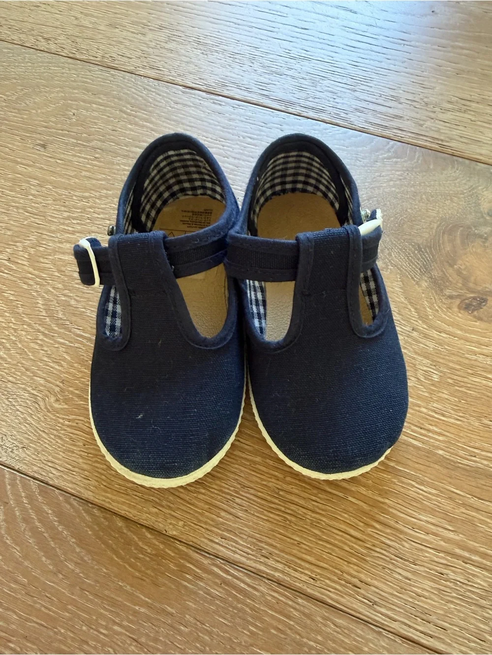 Pepa London baby T bar Canvas Shoes